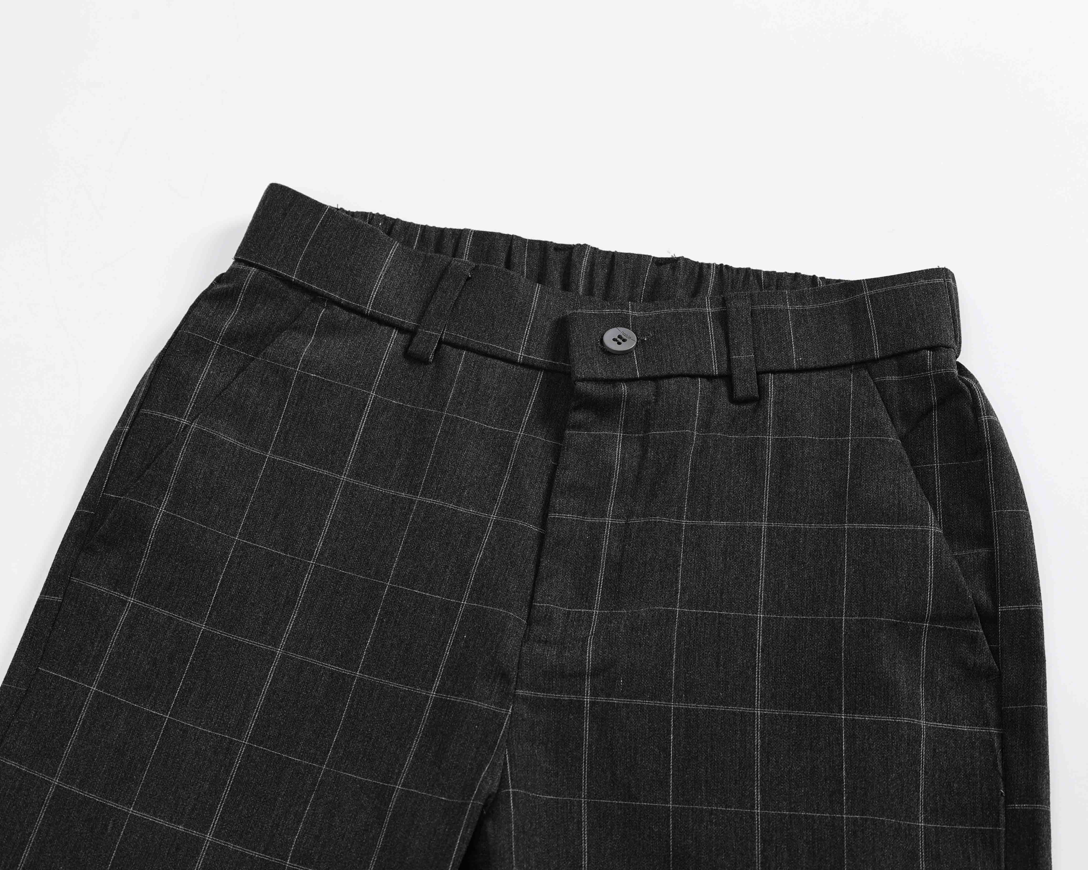 Clean Gent plaid button casual long pants, available in packs of 1/2/3 pieces; regular fit for comfortable everyday wear; men’s bottoms—casual fashion pants, casual athletic pants, casual street-style pants. Clean Gent plaid button casual long pants, available in packs of 1/2/3 pieces; regular fit for comfortable everyday wear; men’s bottoms—casual fashion pants, casual athletic pants, casual street-style pants.