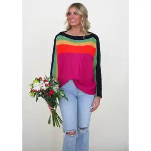 Hung Up On You Stripe Sweater