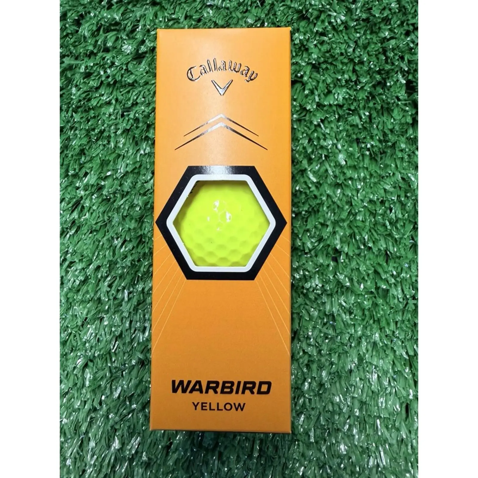Callaway Warbird Yellow Golf Balls - 3 Balls, Ideal for Golf Enthusiasts