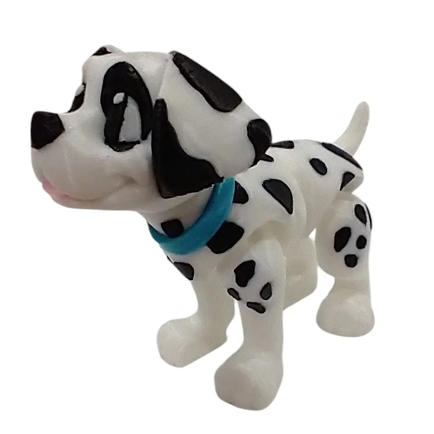 Dalmatian 3D Printed Articulating Animal Figurine, Home Decor Collectible Ornament, Decoration Figure Model Ornament