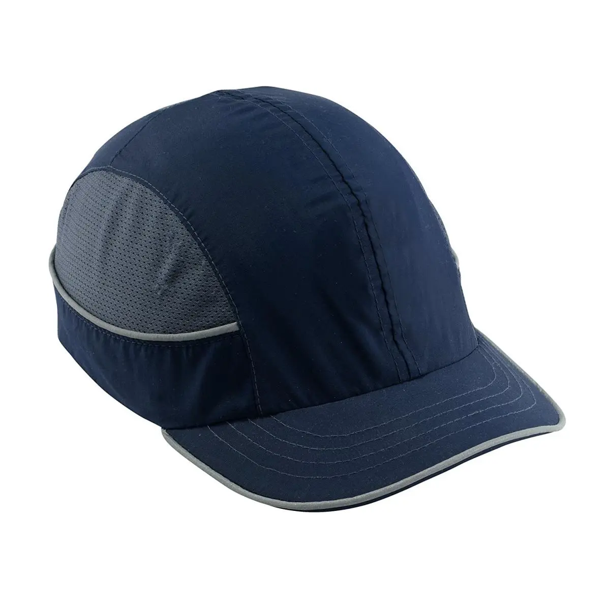 Ergodyne Skullerz Short Brim Bump Cap - Adult Navy, 0.49 lbs Lightweight Bump Protection, for Sports Activities, Authentic Sports Collectibles, Skull Caps, Adults