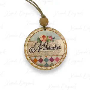 Nutcracker Circle Christmas Ornament