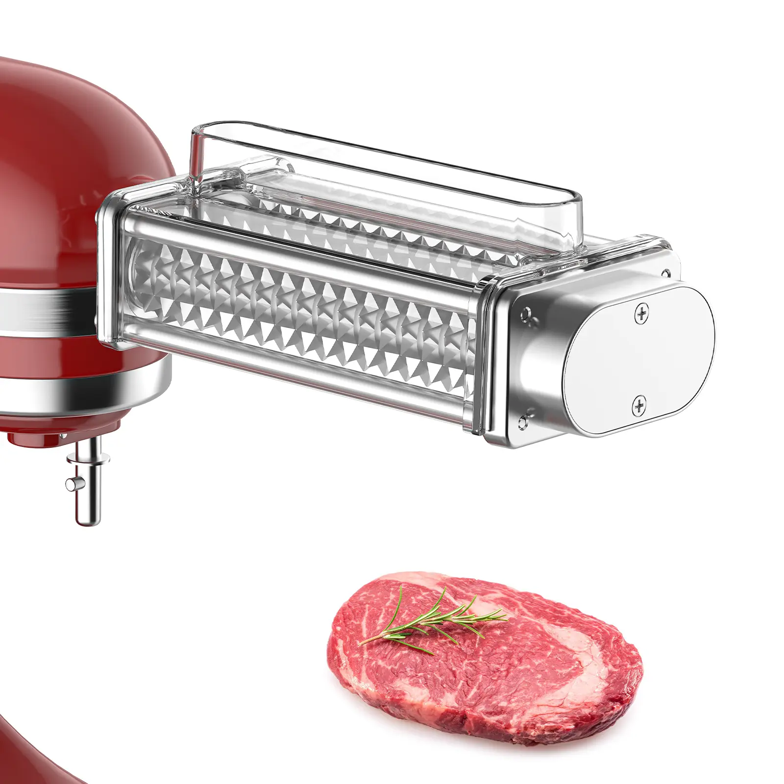 GVODE  Meat Tenderizer Attachment for KitchenAid Mixer, Meat Tenderizer Machine with Stainless Steel Gears, Compatible with KitchenAid Mixer,Utensils Kitchenware,Cooking