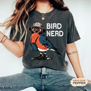 Bird Nerd Shirt: Birdwatcher Apparel, Nature Lover Gift