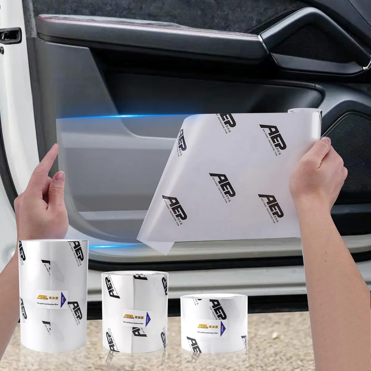 Car Paint Protection Film, Scratch-Resistant Waterproof Car Sticker, Easy-to-Apply Vinyl Wrap for Car Bumpers, Hoods & More, Durable Automotive PPF, Car Decals, Automobile Decals, Truck Decals, Stickers for Cars