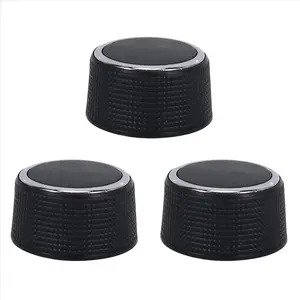 3Pcs Rear Radio Audio Volume Control Knob Dial Tuner for 07-13 Chevy Tahoe Chevrolet Silverado Gmc Acadia 22912547