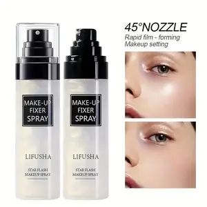 Starlight Glitter Setting Spray, long-lasting oil control, water and sweat resistant, natural non-cakey finish, suitable for daily commute, date parties, music festivals, Mother's Day gifts for women