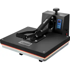 TikTokShopBlackFridayVEVOR 16x20 Heat Press, 1700W High Pressure Clamshell Heat Press Machine for T Shirts, Large Professional Digital Control Heat Transfer Machine for Sublimation, Vinyl, Heat Transfer Projects