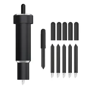 Deep Cut Blade for Cricut Maker 3/4, Explore 3/4, Air 2, Air, One, Venture – 60° Deep Point Blade with Housing for Precision Cutting on Metallic Leather, Genuine Leather, Craft Foam, EVA Foam & DIY Projects