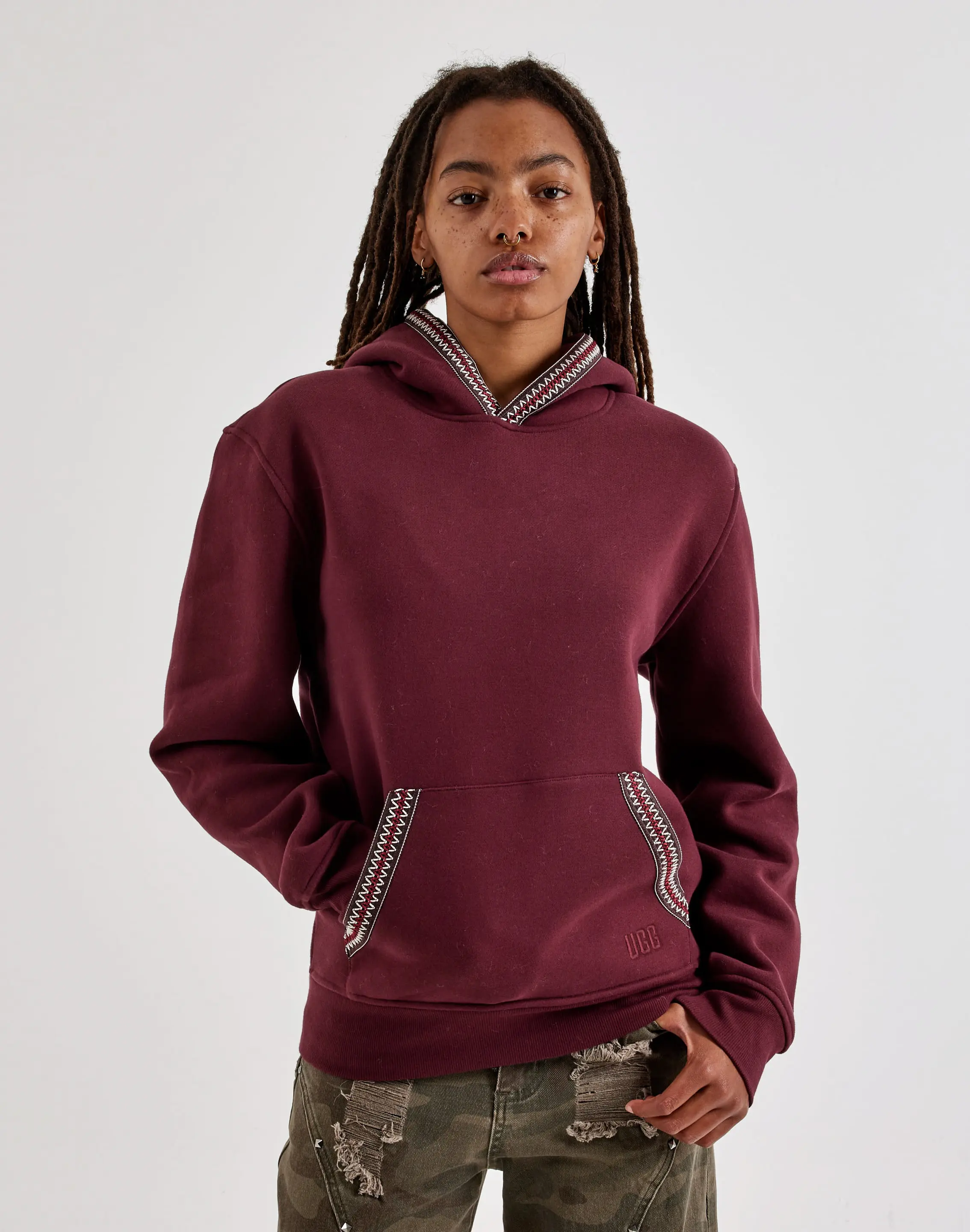 Womens UGG Tasman Fleece Hoodie Womens UGG Tasman Fleece Hoodie