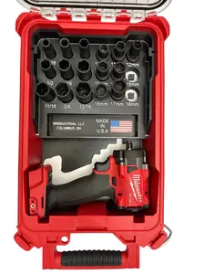 Impact Socket Organizer 3/8" DR (For MILWAUKEE PACKOUT 48-22-8435)