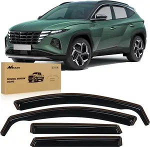 Nilight in-Channel Rain Guards for Hyundai Tucson 2021 2022 2023 2024 2025, Vent Window Visors, Original Window Deflectors-4PCS Car Accessories Auto Accessories Automotive, Original Deflectors