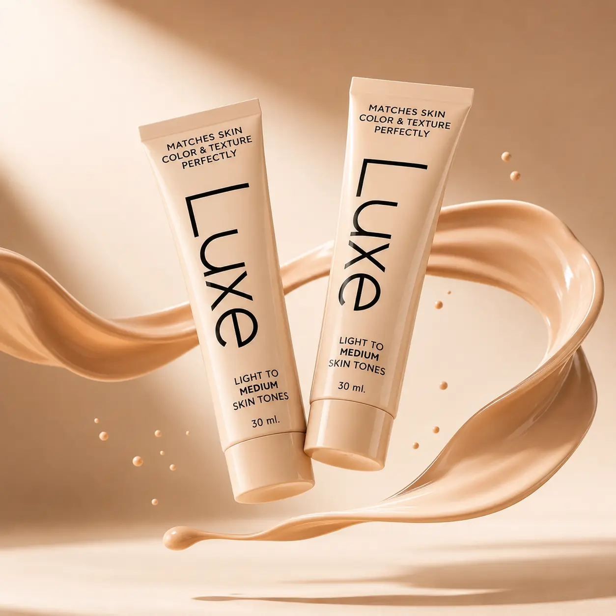 Lightweight Color Changing Foundation, Liquid Makeup with Buildable Light to Medium Coverage and a Natural Dewy Finish