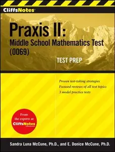 USED-Cliffsnotes Praxis II: Middle School Mathematics Test (0069) Test Prep by McCune, Ennis Donice (Paperback)