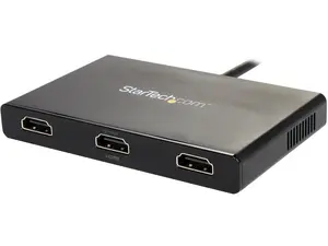 StarTech.com MSTMDP123HD Mini DisplayPort to HDMI Multi Monitor Splitter - 3-Port MST Hub - mDP 1.2 to 3x HDMI MST Hub