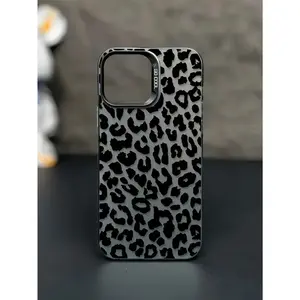 Stylish TPU Cellphone Protective Case - Black Leopard Print Full-Cover Accessory for Handheld Devices, Compatible with iPhone 17,16,16e,15,14,13,12,11,X,XS,XS Max,XR,7 Plus,8 Plus - Ideal Holiday Gift for Friends