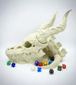 Dragon Skull Dice Tower by Ars Moriendi 3D - 3D Printed Dice Tower for TTRPG