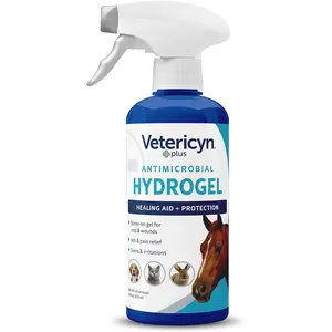 Vetericyn Plus All Animal Wound Care Hydrogel Spray - Non-Toxic Healing Aid for Dogs, Cats, and Horses