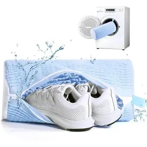 Laundry Shoe Washing Bag for Washing Machine - Protect Your Footwear during the Wash Accessories shoe washing,Mesh Accessory Mesh Laundry Blue Yellow Machine Bag