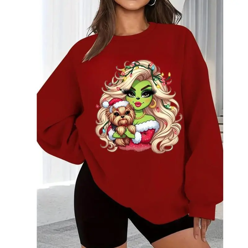 Grichy mama dog, Mama christmas, funy movie christmas, gift christmas her, gift friend, Grinchy christmas,Grinchicy Sweater hoodie, Grinchy 2024