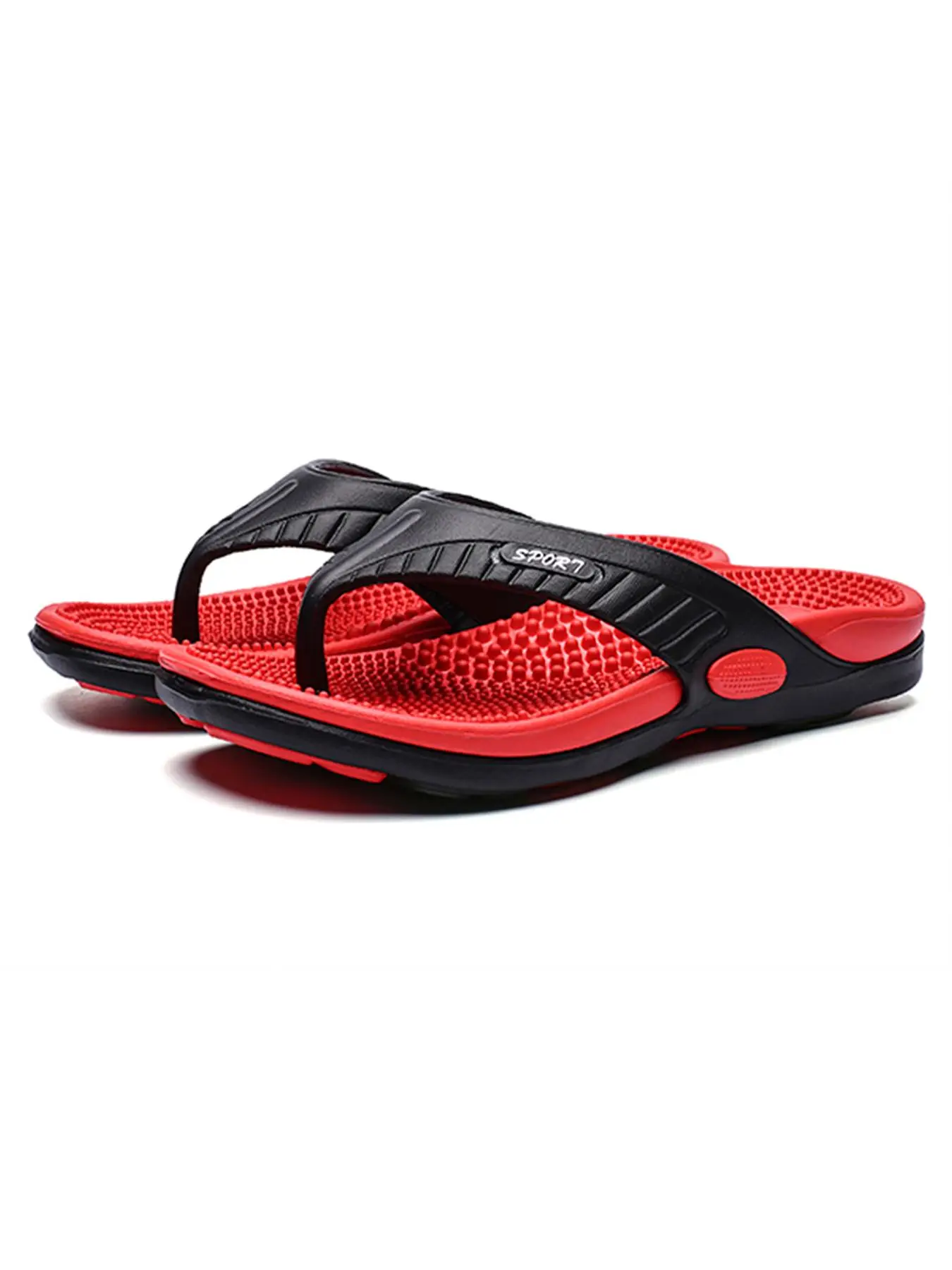 Men's Summer 2024 Simple Casual Color Matching Non-slip Flip Flops, Casual Trendy Comfortable Slippers for Beach, Male Classic Shoes for Daily Wear
