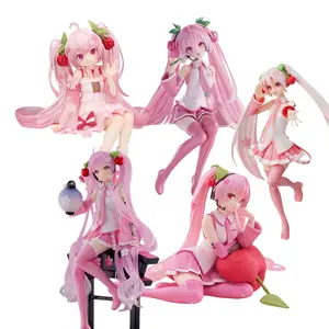 Hatsune Miku Sakura Miku Series Cherry Pillow/2024 & 2025 Noodle Stopper/Sakura Lantern PVC Official Anime Figure Figurine Collectible Model Table Ornament Fan Collection Holiday & Birthday Gifts