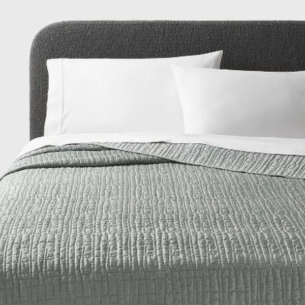 Threshold TENCEL Quilt - Breathable Bedding, Cooling Bedding, Cotton-Poly, Casual, Lightweight, Year-Round Bedroom Quilt