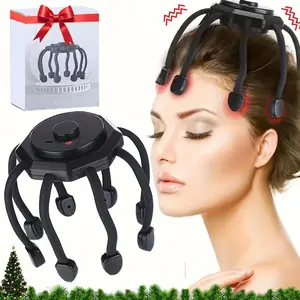 Best Selling Electric Head Octopus Massager, Relaxing Scalp Massage Tool, Home Sleep Aid, Relaxation Aid, Multi-Dimensional Massage Device