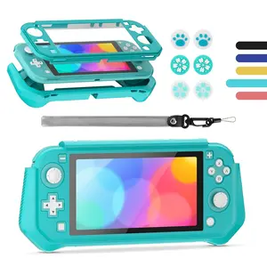 Protective Case for Nintendo Switch Lite, Cases Compatible with Durable Anti-Slip Shockproof Protective Hard Nintendo Switch Lite Hand GripCase (Light Blue)