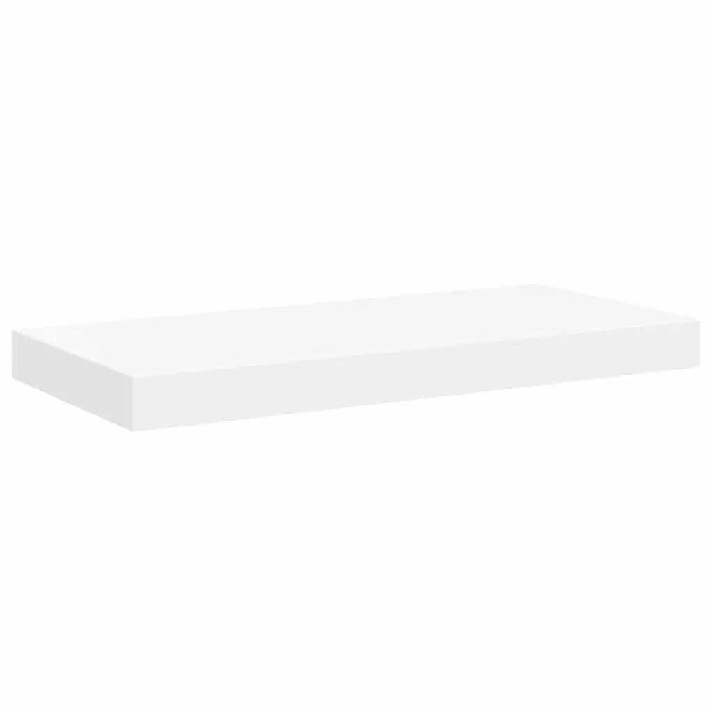 vidaXL Wall Shelf, Floating Shelf, Display Shelf, Wall Mounted Shelf for Book Photo Frame Trophy Planter Pot Decorations, Modern, White 323808