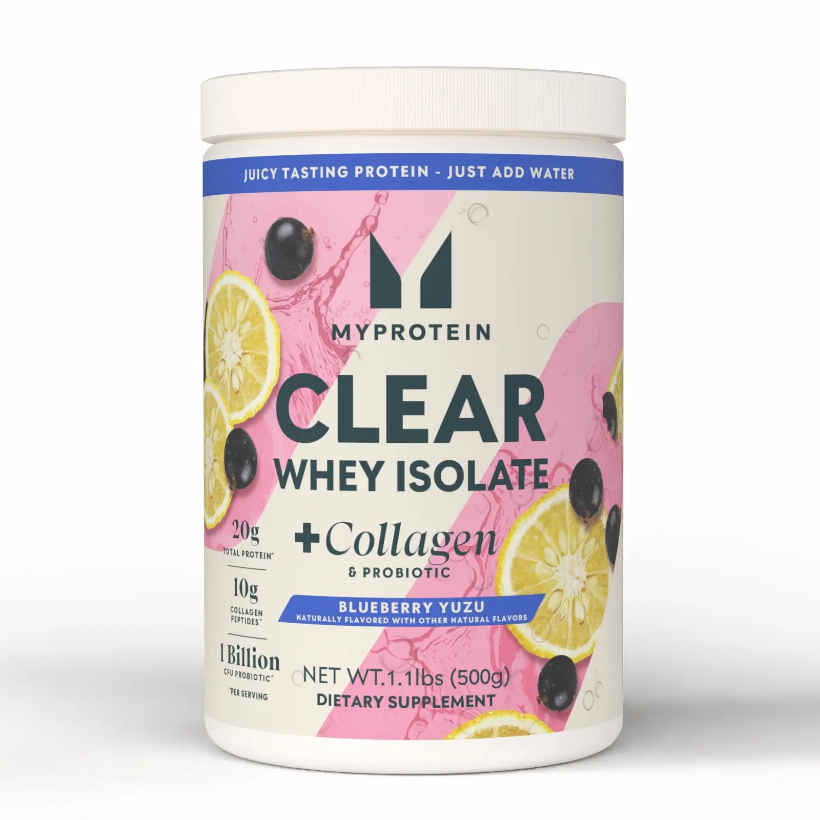 Clear Whey Isolate + Collagen & Probiotic Clear Whey Isolate + Collagen & Probiotic