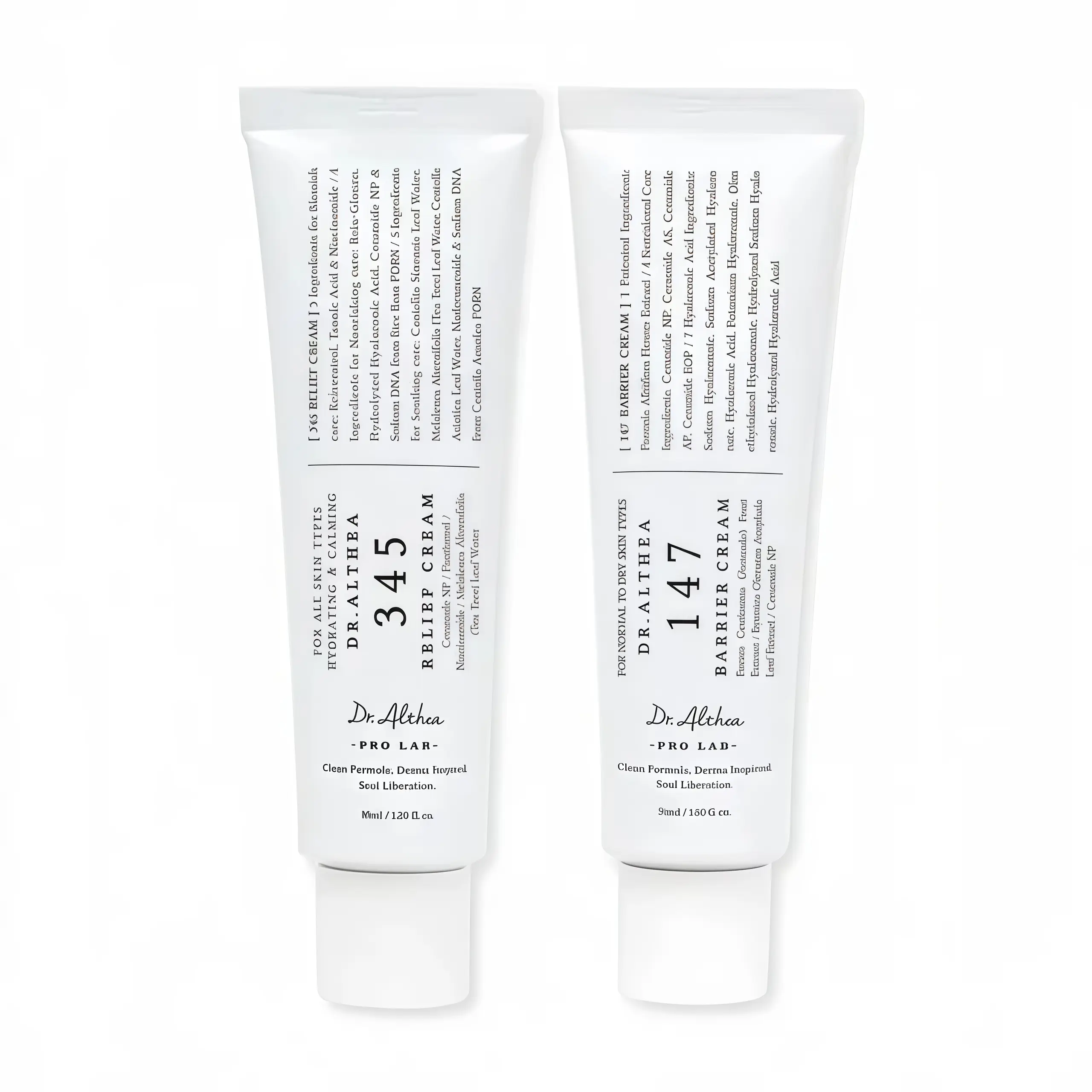Dr.Althea 345+147 Barrier Cream - Korean Vegan Safe Beauty & Face Care Products, Daily Use Skin Barrier Care with Hyaluronic Acid & Ceramides, Hydration Boost for All Skin Types