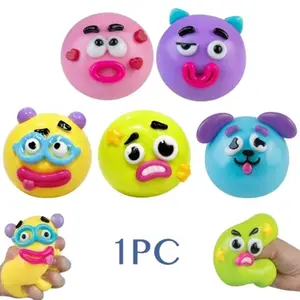 New Smushers Clay Toy, Unique Dog Face Shape, Moldable and Comfortable, Stress Relief, Desktop Stress Reliever, Fun Office Decor for Adults