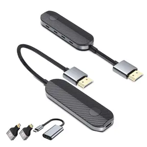 Wireless HDMI Display Dongle Adapter, Wireless Transmitter, Streaming Media Video/Audio/File HDMI Wireless Extender from Laptop, PC to HDTV Projector Monitor，Compatible with YouTube Netflix Hulu
