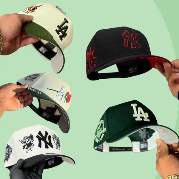 New Era MLB Yankees & Dodgers 9FORTY Adjustable Baseball Cap – Premium Unisex Snapback Hat, Official Team Logo Embroidery, Cotton Twill Baseball Cap, Curved Visor, MLB Fan Gear, Everyday Baseball Hat, Streetwear Lifestyle, USA Trending