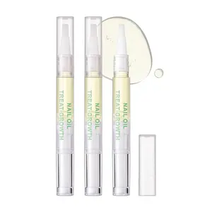 Nail Care Oil, 3 Counts Nail Strengthener, Cuticle Oil for Nails, Finger Edge Manicure Nourishing Oil, Nail Nutrient Oil, Nail Growth Oil, Professional Nail Care Moisture Products for Women & Girls