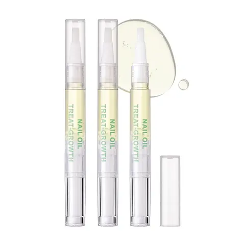Nail Care Oil, 3 Counts Nail Strengthener, Cuticle Oil for Nails, Finger Edge Manicure Nourishing Oil, Nail Nutrient Oil, Professional Nail Care Moisture Products for Women & Girls, Nail Care Item