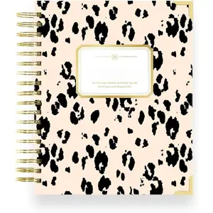 2026 Weekly Planner -  Planner for Stylish Organization. Combines Weekly & Monthly Calendars, Daily Schedule, Notes Pages, Goal Setting, Stickers, Pocket & . Elegant Laminated Cover with  Accents (Painted Leopard Design - 2026)