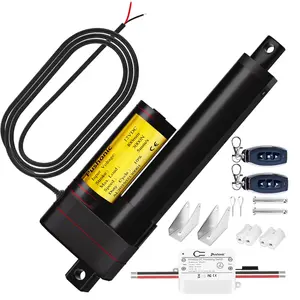 660lbs Linear Actuator 12V Stroke 0.2"/s Speed Waterproof Electric Linear Actuator Heavy Duty Motion Actuator in Car, Industrial Use With remote control (4'')