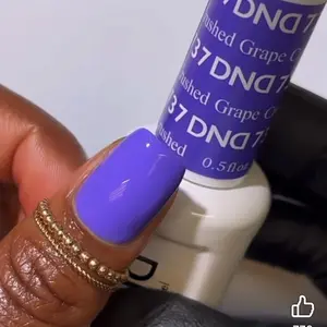 DND 737 CRUSHED GRAPE Gel and Lacquer Duo nail care nail art lavender color