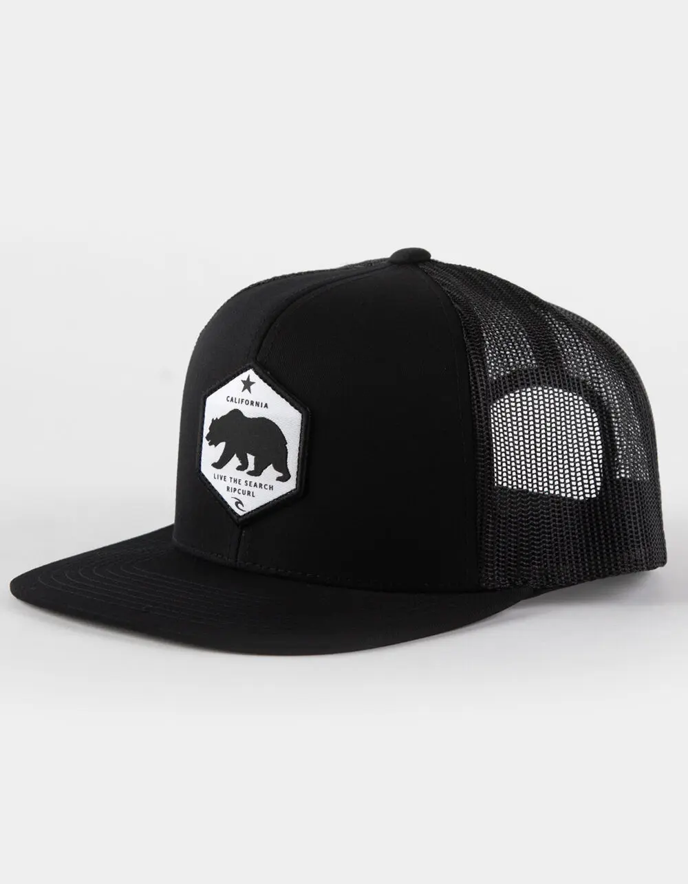 RIP CURL California Highway Mens Trucker Hat, Black, ONESZ