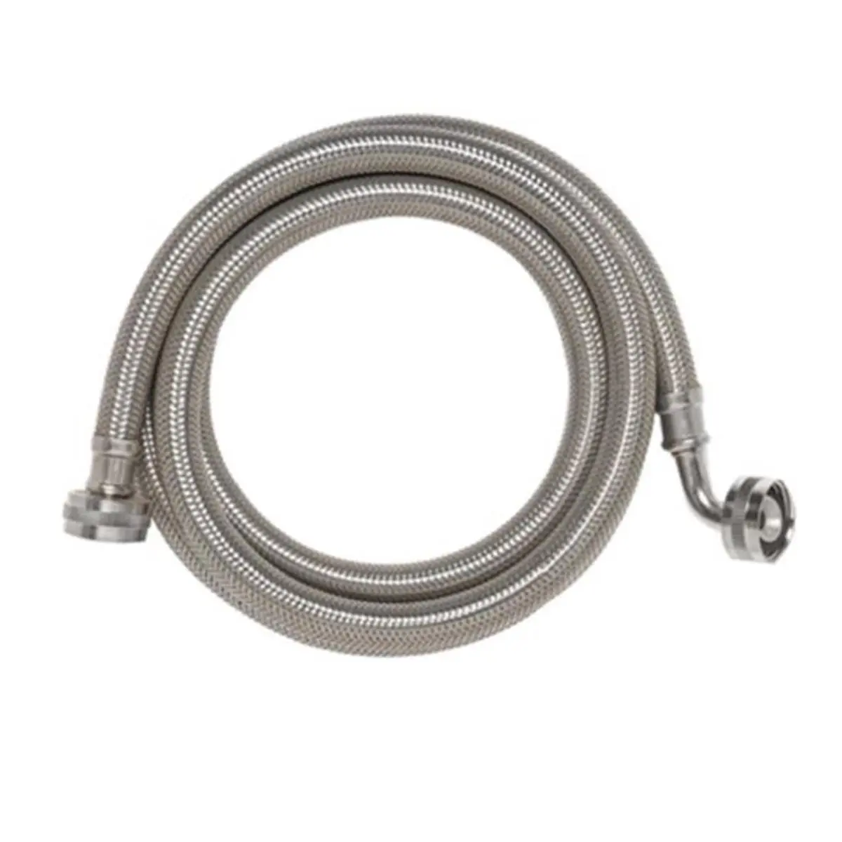212 MAIN Durable Stainless Steel Washing Machine Hose - 0.75x60 in Replacement Part for Household Appliances