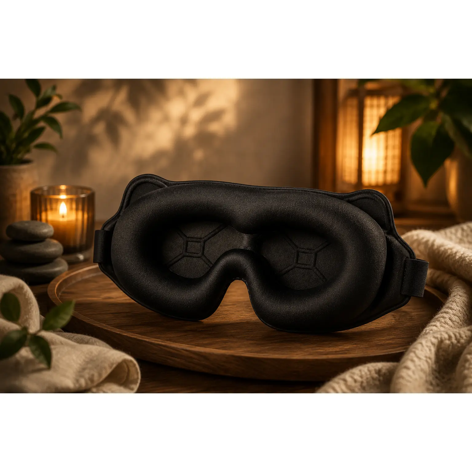 ZenJem Dream™ 3D Memory Foam Sleep Mask for Eye Comfort, Personal Relaxation (Beauty & Personal Care Eye Care Accessory)