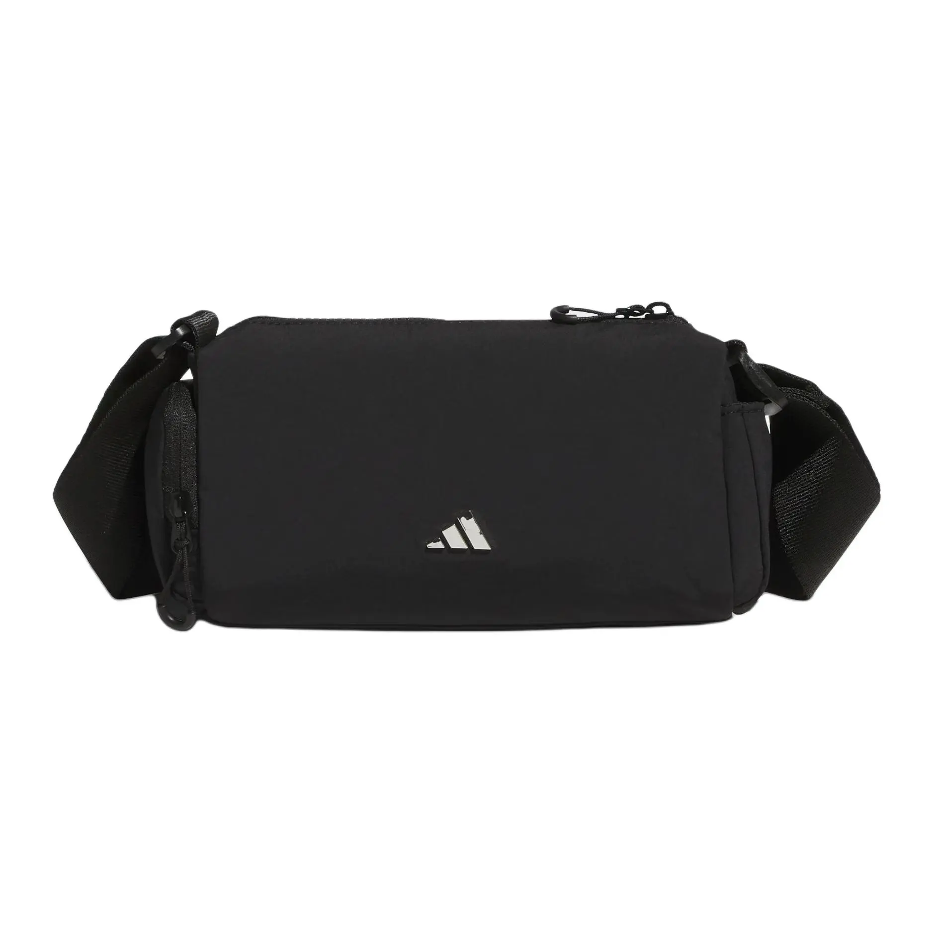 Adidas Women's Recycled Polyester Multifunctional Athletic Bag - Single Shoulder Crossbody, Black, Casual Sports Use, Casual Sports Bag