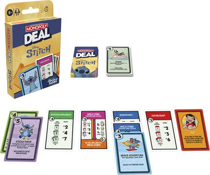 Monopoly Deal: Disney Stitch Edition - Card Game  [COLLECTIBLES] Action figurine/statue, Collectible