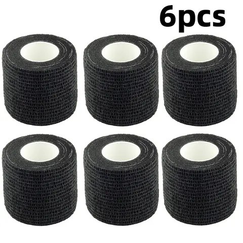 6pcs Tattoo Machine Handle Bandage Set, Tattoo Accessories & Supplies, Essential Tattoo Tools for Artists, Durable Tattoo Equipment, Tattoo Equipment Supply