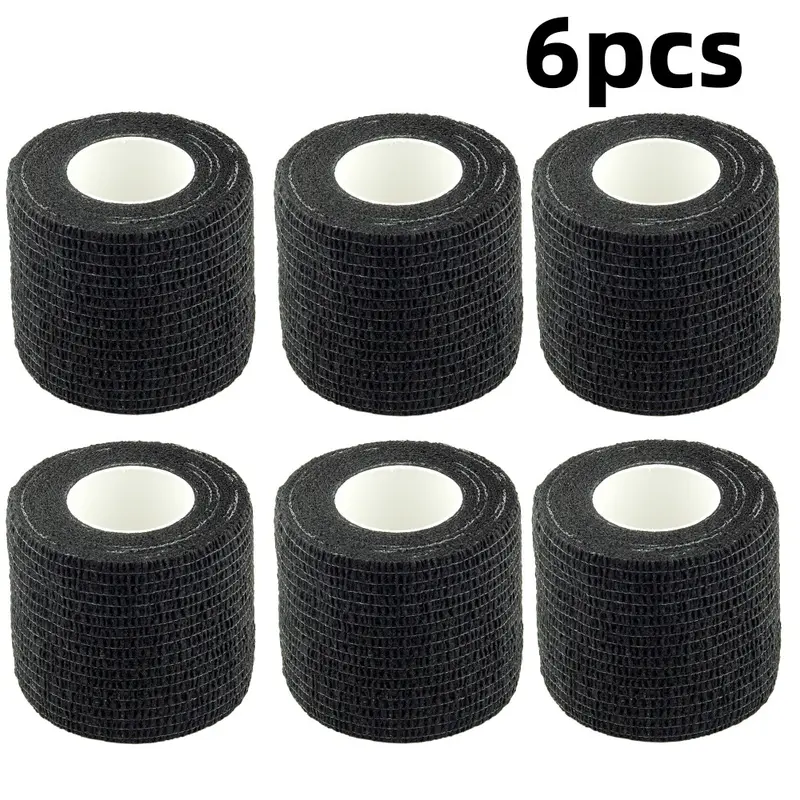 6pcs Tattoo Machine Handle Bandage Set, Tattoo Accessories & Supplies, Essential Tattoo Tools for Artists, Durable Tattoo Equipment, Tattoo Equipment Supply