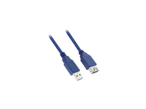 Nippon Labs 50USB3-AAF-6 6 ft. USB 3.0 A Male to A Female Extension Cable - Blue