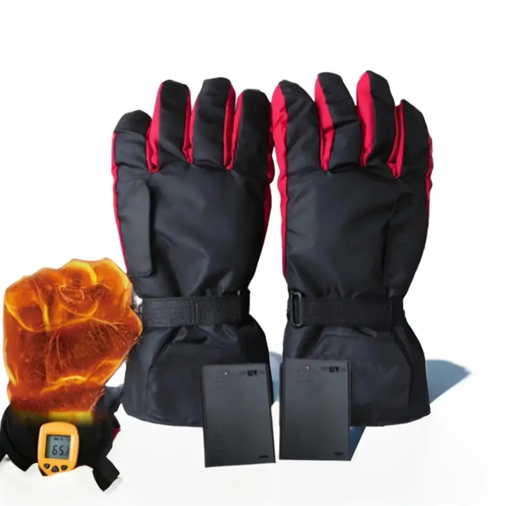 Battery Type Heated Thermal Gloves Electric Glove Hand Adults