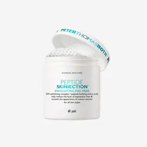 Peter Thomas Roth Peptide Skinjection Exfoliating Peel Pads, 60 Pads Skincare Chamomile